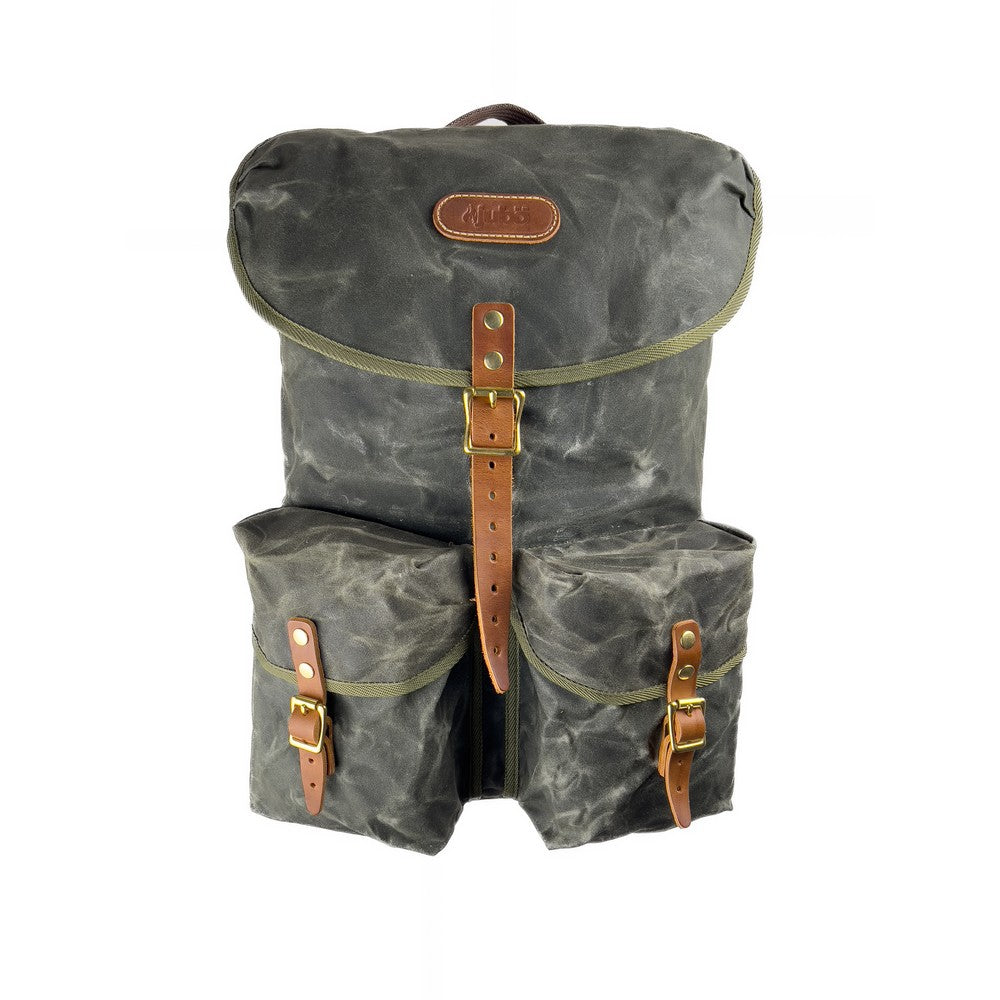Batoh JUBÖ Bushcraft VANDRÁK Waxed 45l - zelený