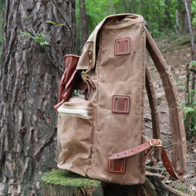 Batoh JUBÖ Bushcraft WAXED Poutník 35l - zelený