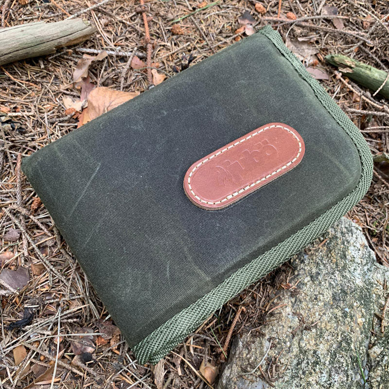 14100 2 sedatko skladaci jubo bushcraft waxed seat pad zelene