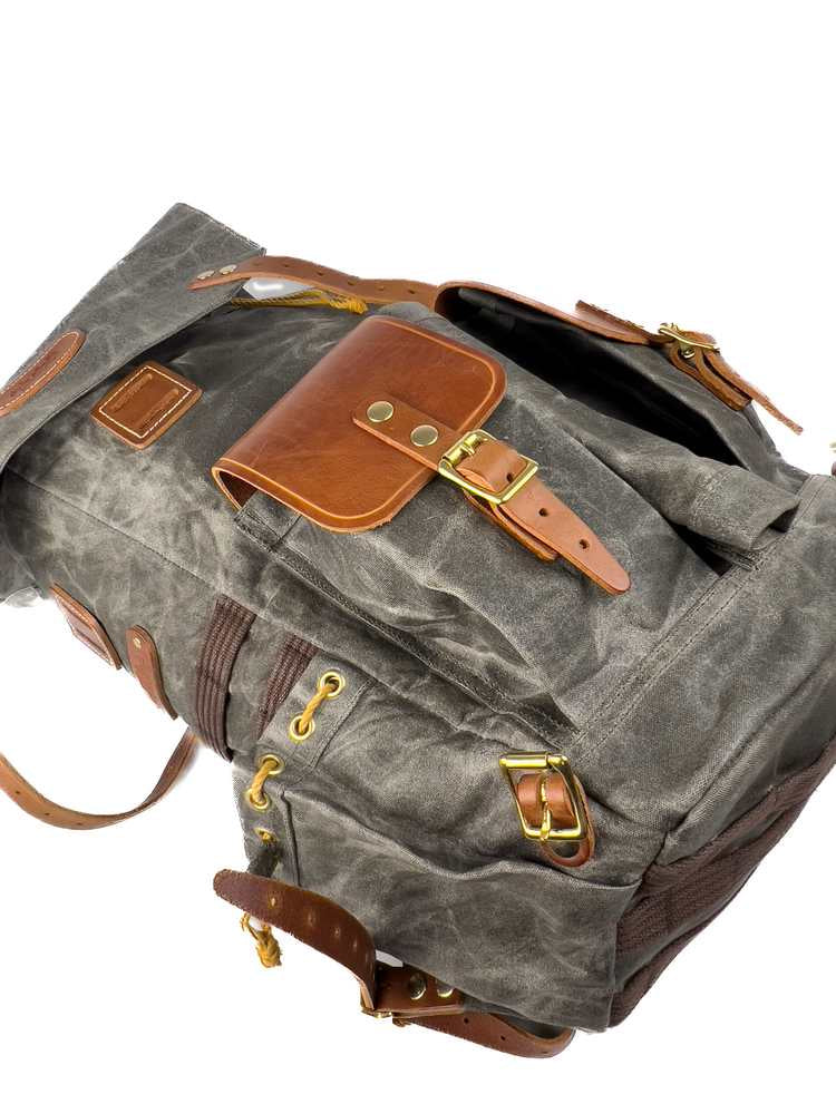 22383 28 batoh jubo bushcraft waxed ruksak zeleny