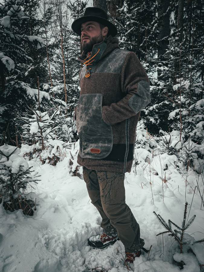 Anorak JUBÖ Bushcraft Waxed & Woolen