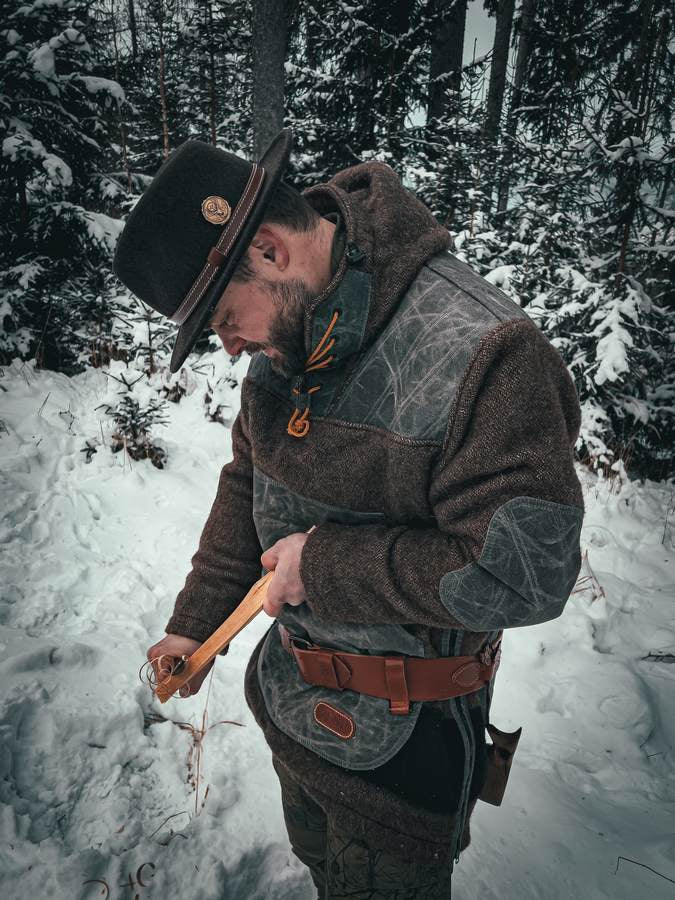 Anorak JUBÖ Bushcraft Waxed & Woolen