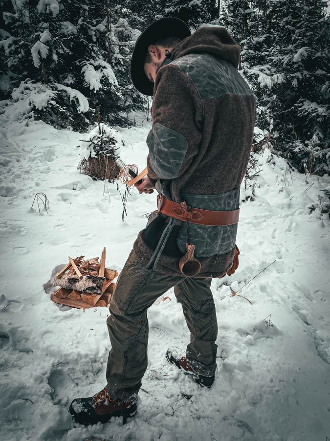 Anorak JUBÖ Bushcraft Waxed & Woolen