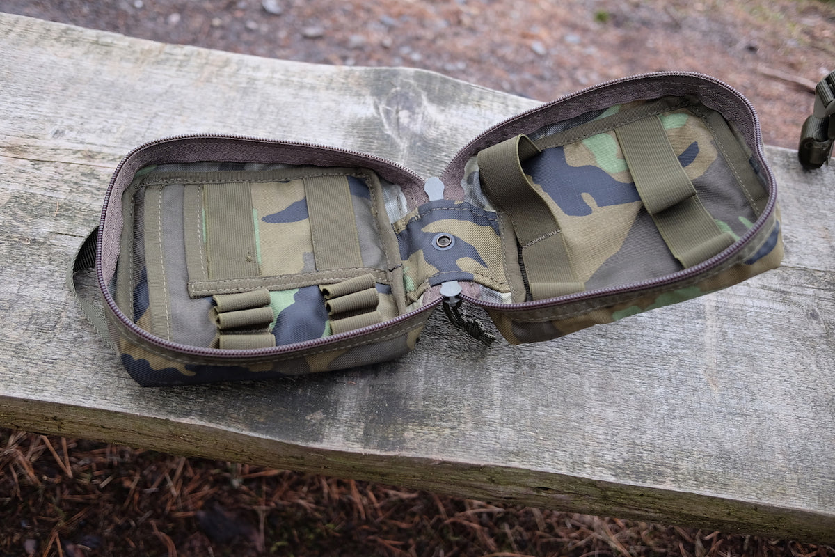 6286 9 sumka lekarnicka jubo bushcraft first aid kit zelena