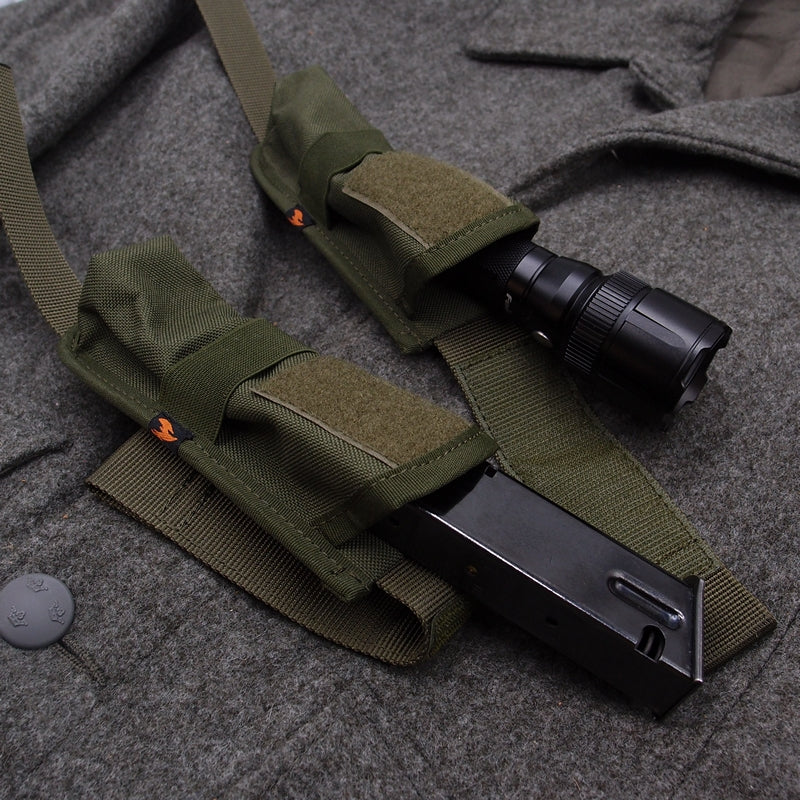 6430 3 sumka pouzdro jubo bushcraft micro pouch zelena