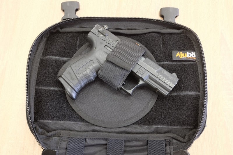 6820 6 organizer na suchy zip jubo velcro gun cerny