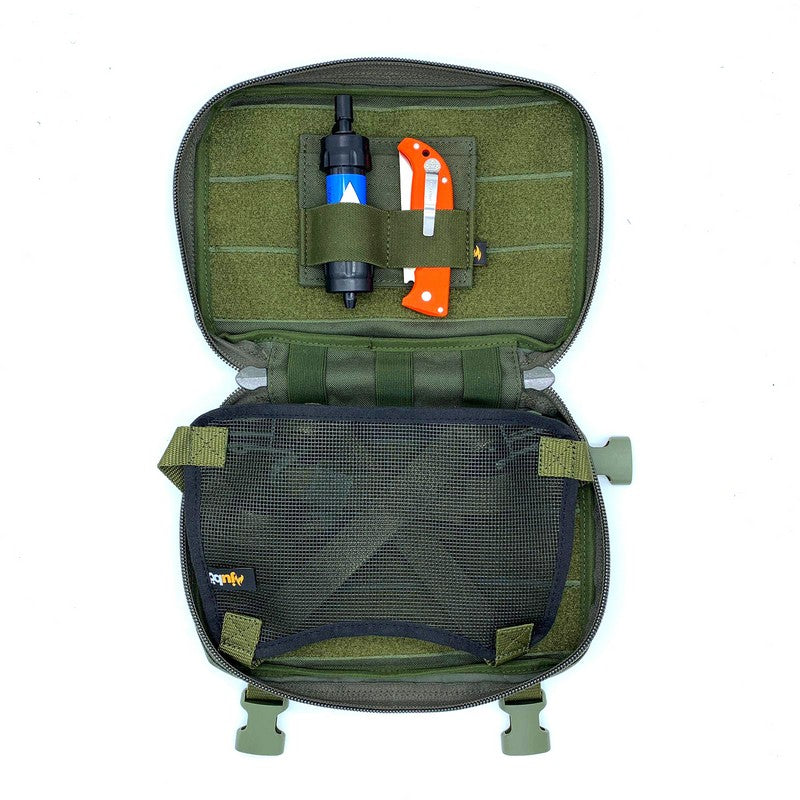 6832 11 organizer na suchy zip jubo velcro c 4 zeleny