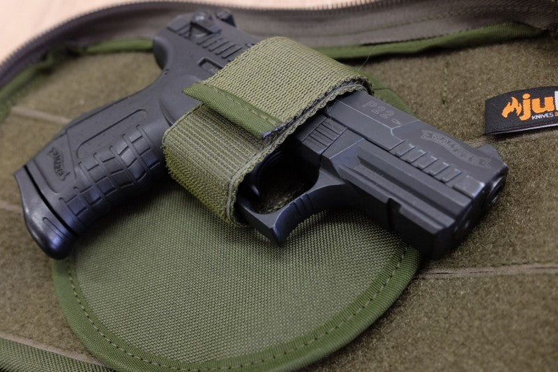 6835 4 organizer na suchy zip jubo velcro gun zeleny