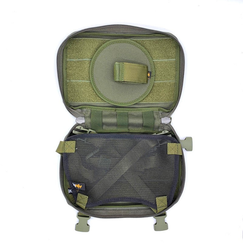 6835 9 organizer na suchy zip jubo velcro gun zeleny