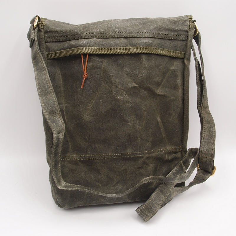 Taška přes rameno JUBÖ Bushcraft WAXED PocketBag - olivová