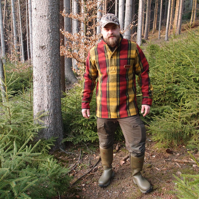 6937 6 vlnena kosile jubo bushcraft wool shirt bezova