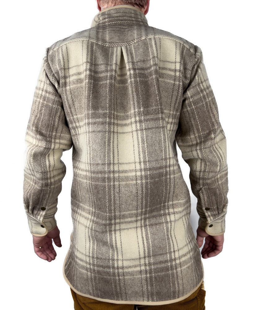 Vlněná košile JUBÖ Bushcraft Wool Shirt - béžová