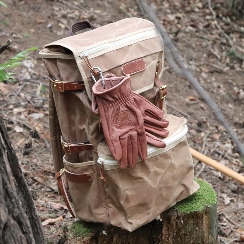 Batoh JUBÖ Bushcraft WAXED Poutník 35l - pískový