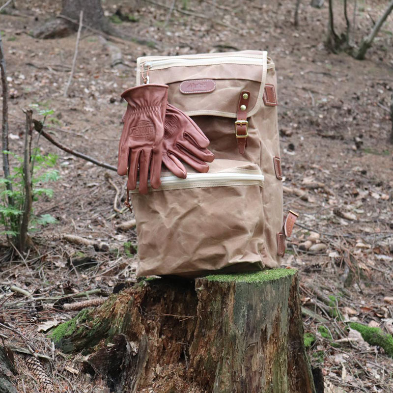 Batoh JUBÖ Bushcraft WAXED Poutník 35l - pískový