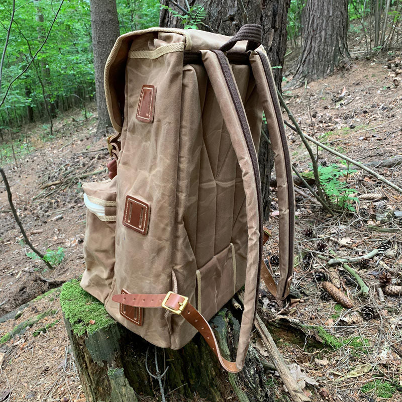 Batoh JUBÖ Bushcraft WAXED Poutník 35l - zelený