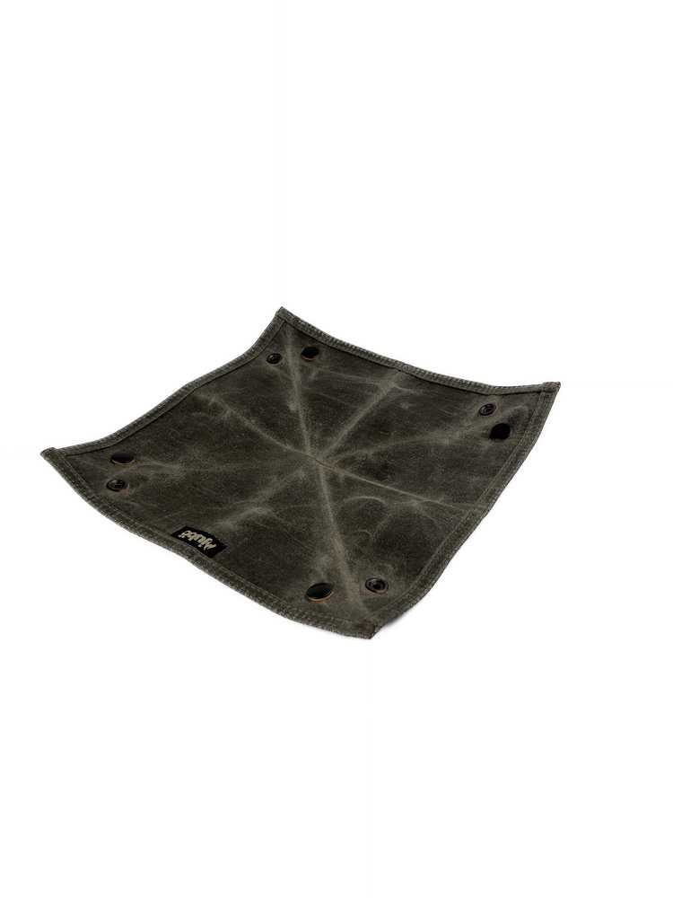 22377 5 odkladaci miska jubo bushcraft waxed side plate 25x25 cm
