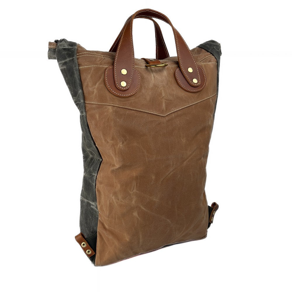 Taška RANEC JUBÖ Bushcraft WAXED - khaki/písková