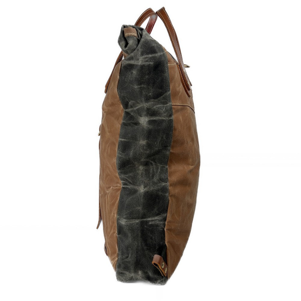 Taška RANEC JUBÖ Bushcraft WAXED - khaki/písková