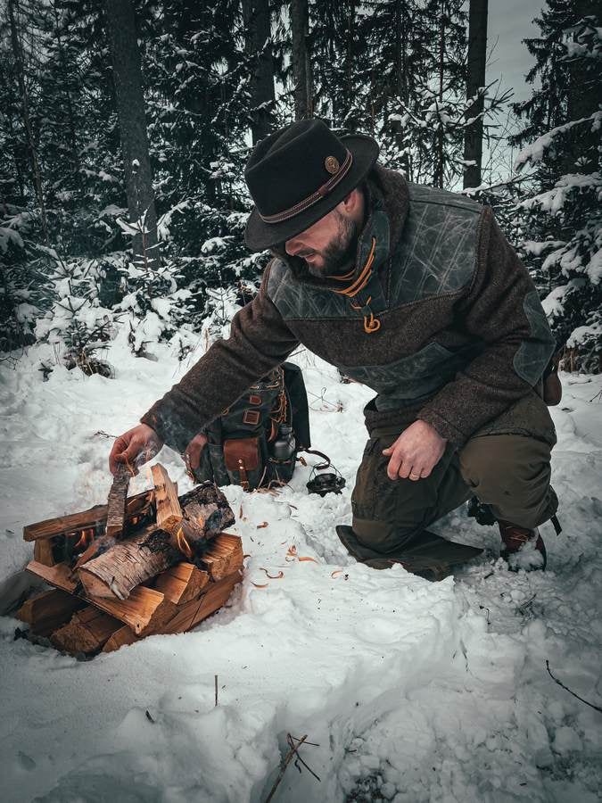 Anorak JUBÖ Bushcraft Waxed & Woolen
