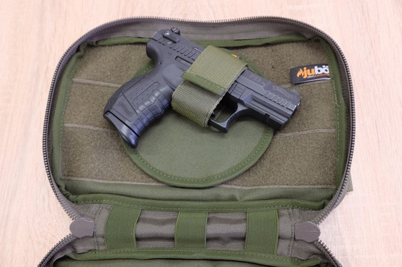 6835 5 organizer na suchy zip jubo velcro gun zeleny