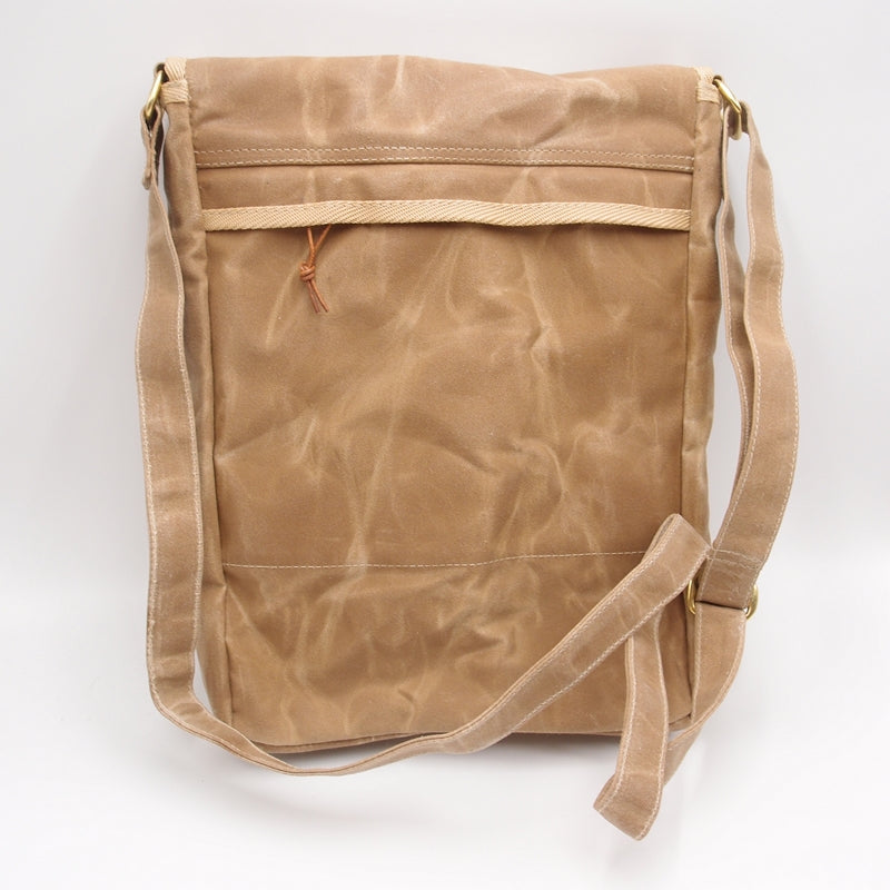 Taška přes rameno JUBÖ Bushcraft WAXED PocketBag - písková