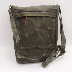 6853 2 taska pres rameno jubo bushcraft waxed pocketbag olivova